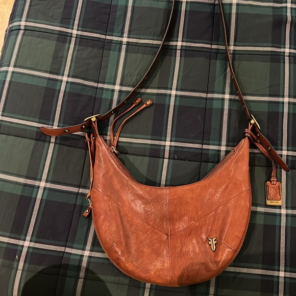 Frye Belle Bohemian Crossbody Bag Whiskey - Picture 8 of 9